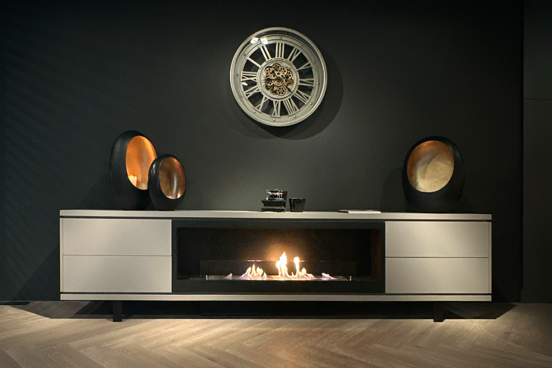 Luxor Designkast met Bio-Ethanol Haard