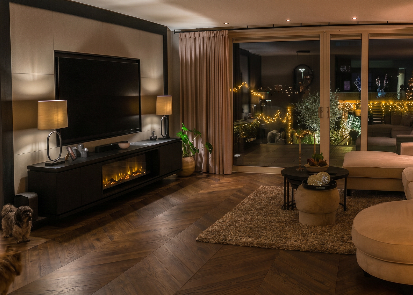 Norderlichtz haardmeubel in woonkamer